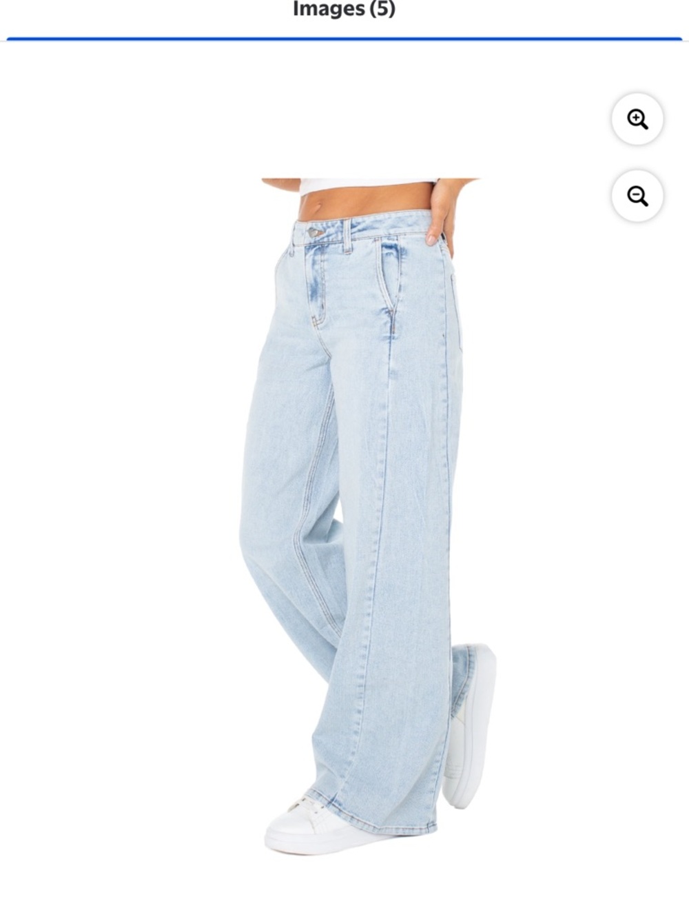 Celebrity Pink Wide Leg Trouser Pocket Jean - Picture 5 of 7